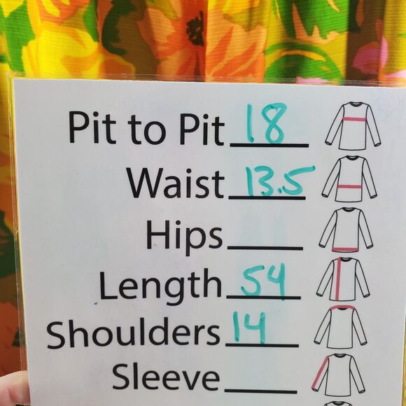 S Vintage Lord & Taylor Flower Power Mod 60's Sleeveless Sun Dress Floral - Picture 2 of 13